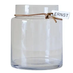Vases<ERNST Vase en verre Hauteur 22,5 cm Ø 12,5 cm, transparent