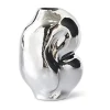 Vases<HKliving Vase Gleam small, Chrome