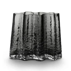 Vases<Cooee Design Vase Gry wide 19 cm, Smoke