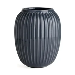 Vases<Kähler Vase Hammershøi moyen, gris anthracite