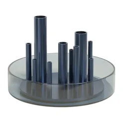 Vases<Fritz Hansen Vase Ikeru low, Dusk blue