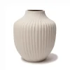 Vases<Lindform Vase Kyoto, Sand white light deep line