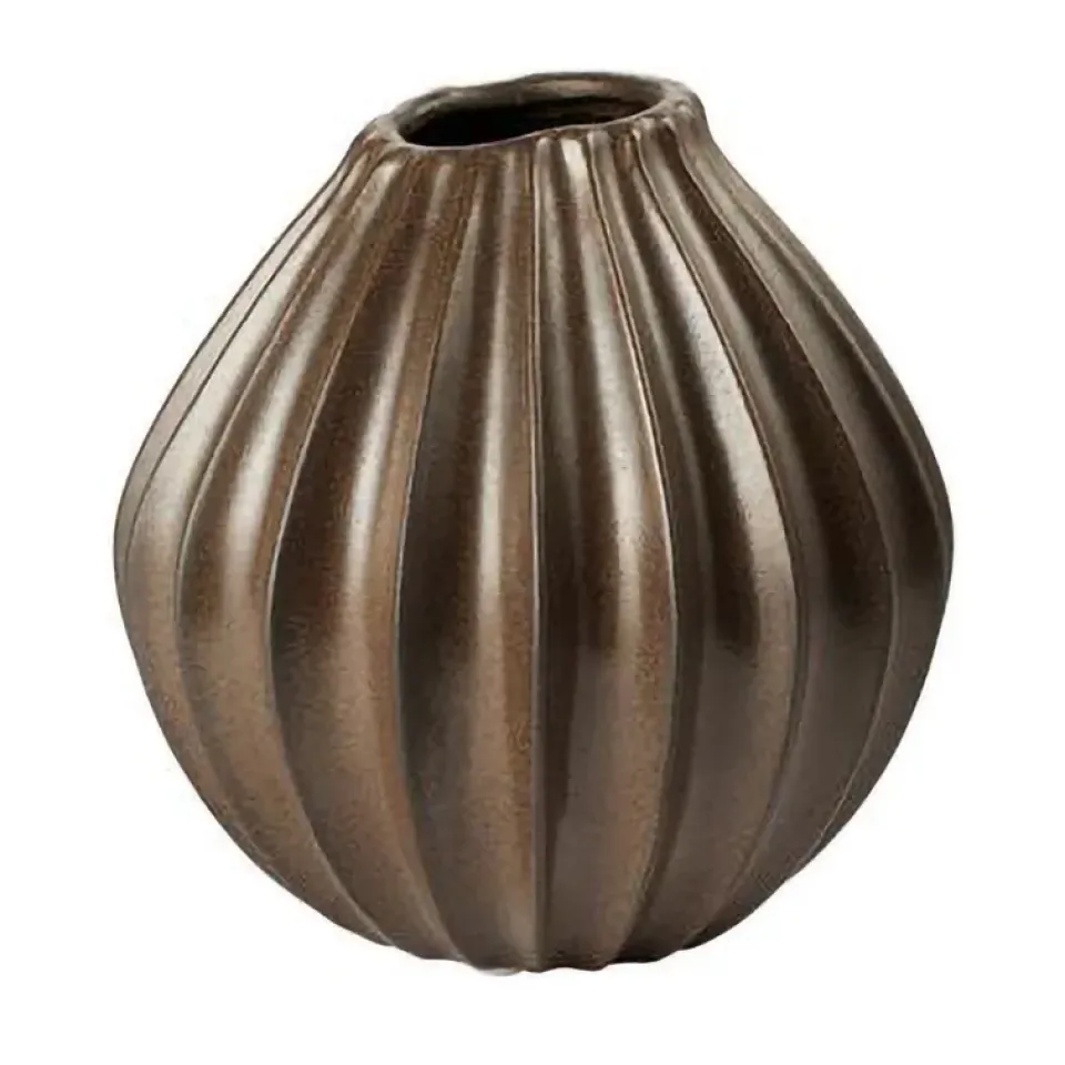 Vases<Broste Copenhagen Vase Large M 25 cm, Brun