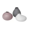 Vases<Blomus Vase Nona Lot de 3, Pewter-micro chip-bark