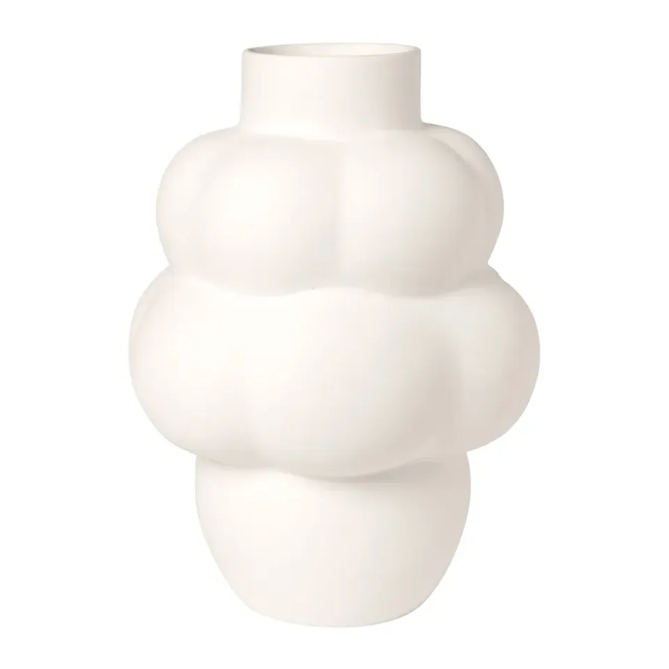 Vases<Louise Roe Vase Petit Balloon 04 18 cm, Blanc Brut