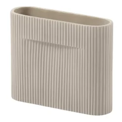 Vases<Muuto Vase Ridge 16,5 cm, Beige