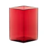 Vases<Iittala Vase Ruutu 11,5x14 cm, cranberry