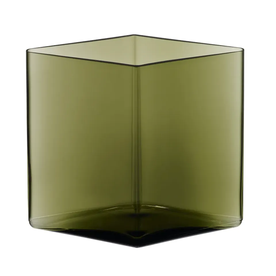 Vases<Iittala Vase Ruutu 20,5x18 cm, vert mousse