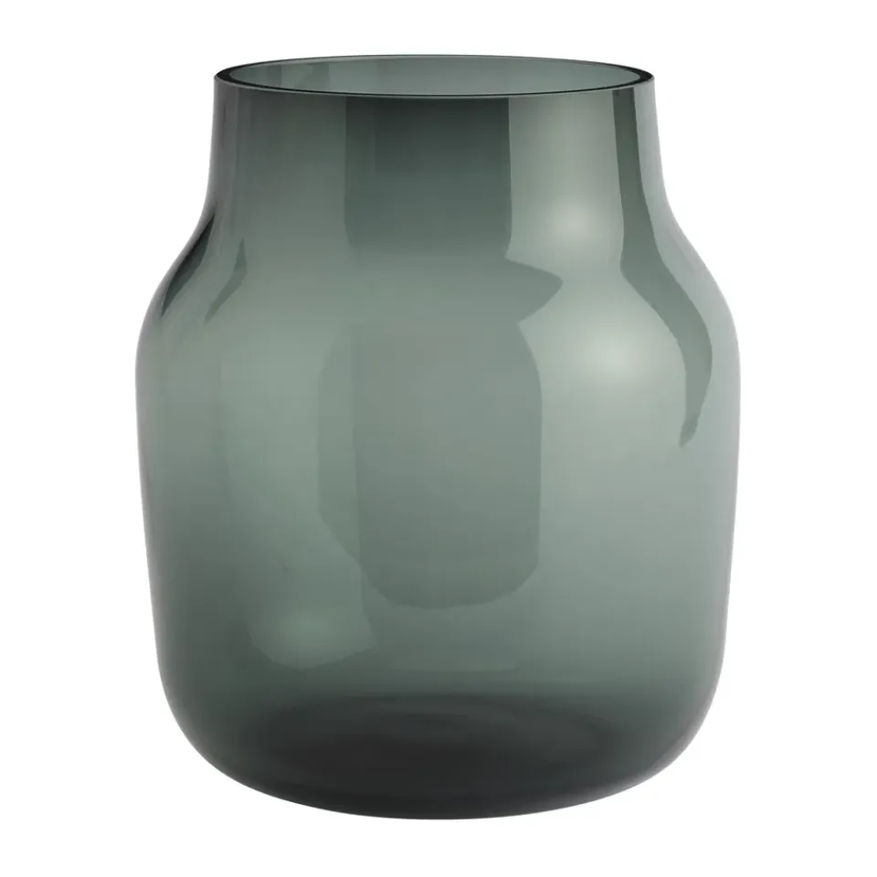Vases<Muuto Vase Silent Ø20 cm, Dark Green