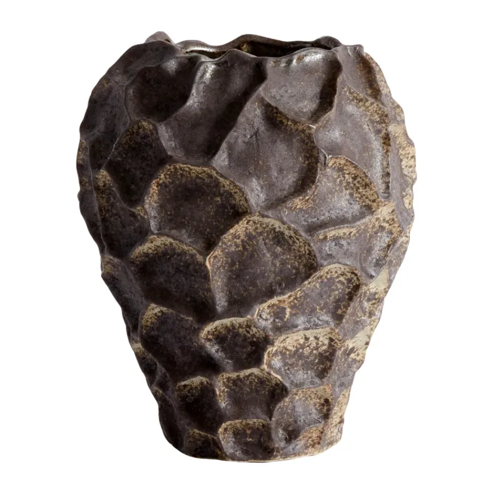 Vases<MUUBS Vase Soil 21,5 cm, Chocolate