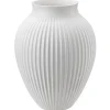 Vases<Knabstrup Keramik Vase strié Knabstrup 27 cm, Blanc