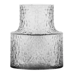 Vases<Skrufs Glasbruk Vase structure Kolonn, 20 cm