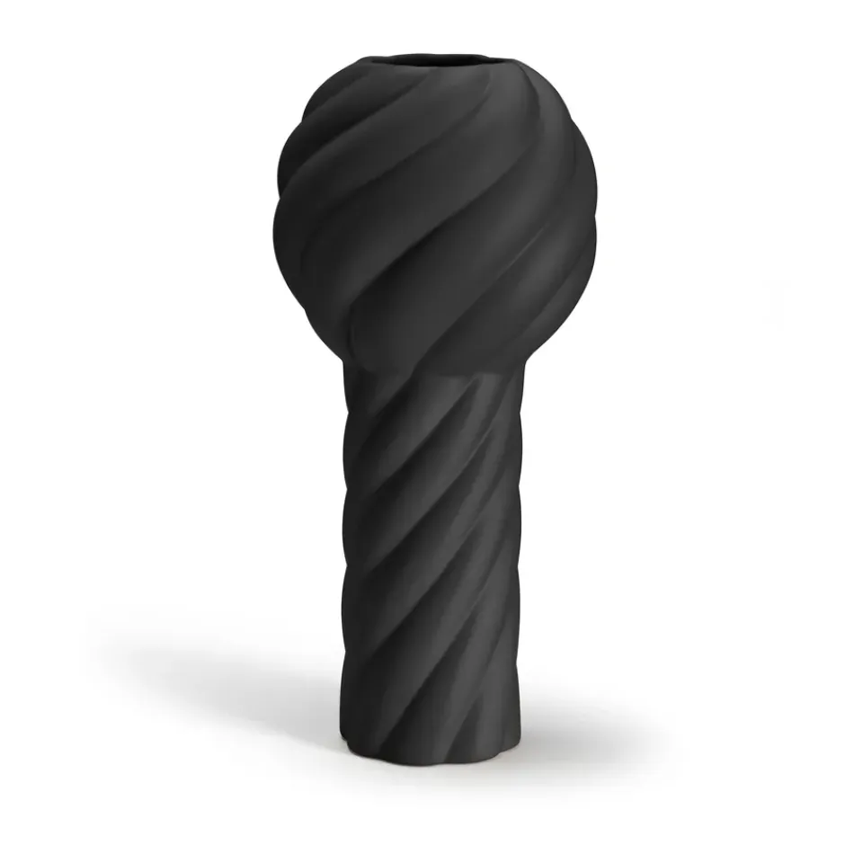 Vases<Cooee Design Vase Twist pillar 34 cm, Black