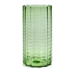 Vases<Serax Vase Waves 03 35 cm, Green-clear