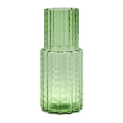 Vases<Serax Vase Waves 05 Ø16x35 cm, Green-clear
