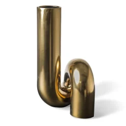 Vases<POLSPOTTEN Vase Yourtube 37 cm, Or