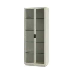 Vitrines & Présentoirs<Asplund Vitrine Frame XL, light grey, poignée en cuir noir