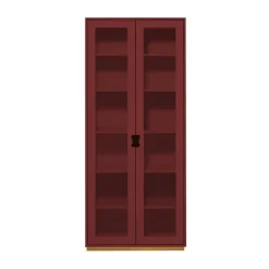 Vitrines & Présentoirs<Asplund Vitrine haute Snö F, Brown red, profondeur : 42 cm