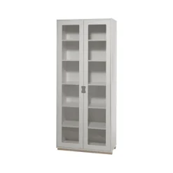 Vitrines & Présentoirs<Asplund Vitrine haute Snö F, Light grey, björksockel, dj.42 cm