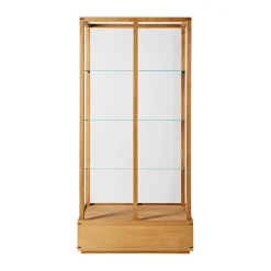 Vitrines & Présentoirs<Kristina Dam Studio Vitrine japonaise large, Chêne huilé chaud