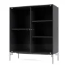 Vitrines & Présentoirs<Montana Vitrine Ripple II 69,6x82,2x30 cm, Anthracite-pieds Chrome