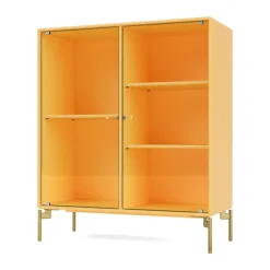 Vitrines & Présentoirs<Montana Vitrine Ripple II 69,6x82,2x30 cm, Acacia-pieds Brass