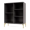 Vitrines & Présentoirs<Montana Vitrine Ripple II 69,6x82,2x30 cm, Coffee-pieds Brass