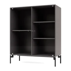 Vitrines & Présentoirs<Montana Vitrine Ripple II 69,6x82,2x30 cm, Coffee-pieds Black