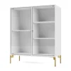 Vitrines & Présentoirs<Montana Vitrine Ripple II 69,6x82,2x30 cm, NewWhite-pieds Brass