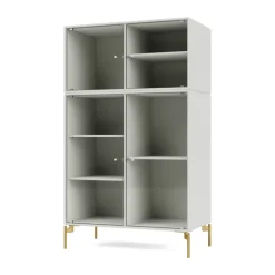 Vitrines & Présentoirs<Montana Vitrine Ripple III 69,6x117,6x38 cm, Nordic-pieds Brass