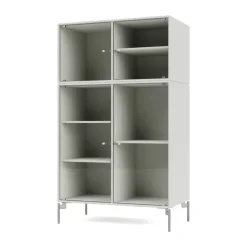Vitrines & Présentoirs<Montana Vitrine Ripple III 69,6x117,6x38 cm, Nordic-pieds Chrome