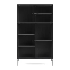 Vitrines & Présentoirs<Montana Vitrine Ripple III 69,6x117,6x38 cm, Anthracite-pieds Chrome