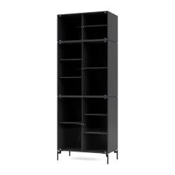 Vitrines & Présentoirs<Montana Vitrine Ripple IV 69,6x187,2x38 cm, Anthracite-pieds Black