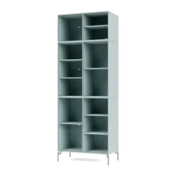 Vitrines & Présentoirs<Montana Vitrine Ripple IV 69,6x187,2x38 cm, Flint-pieds Chrome