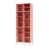 Vitrines & Présentoirs<Montana Vitrine Ripple IV 69,6x187,2x38 cm, Ruby-pieds Chrome