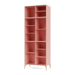 Vitrines & Présentoirs<Montana Vitrine Ripple IV 69,6x187,2x38 cm, Ruby-pieds Brass