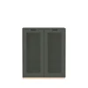 Vitrines & Présentoirs<Asplund Vitrine Snö E, Green khaki, support en bouleau, dj.42 cm