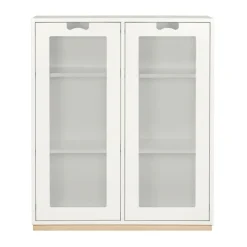 Vitrines & Présentoirs<Asplund Vitrine Snö E, White, support en bouleau, dj.42 cm