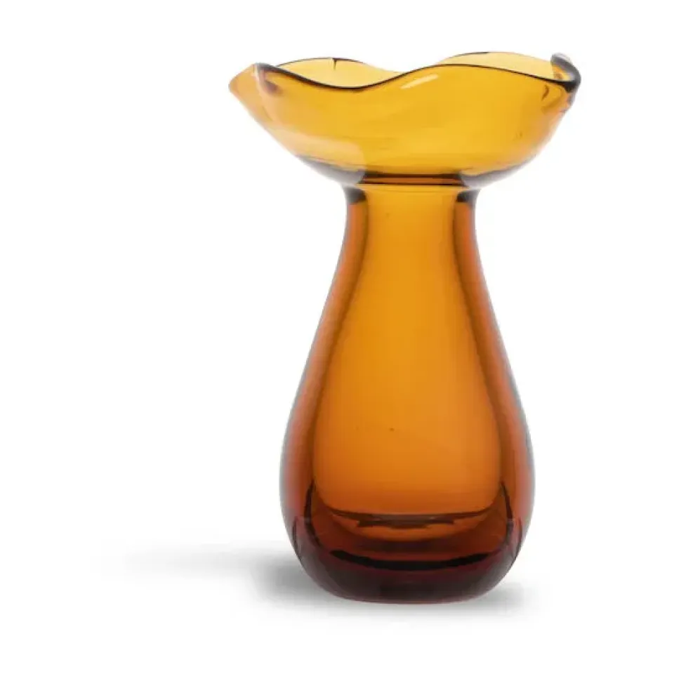 Vases<Sagaform Viva vase mini 14 cm, Amber